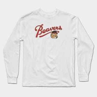 Defunct Portland Beavers Baseball Long Sleeve T-Shirt